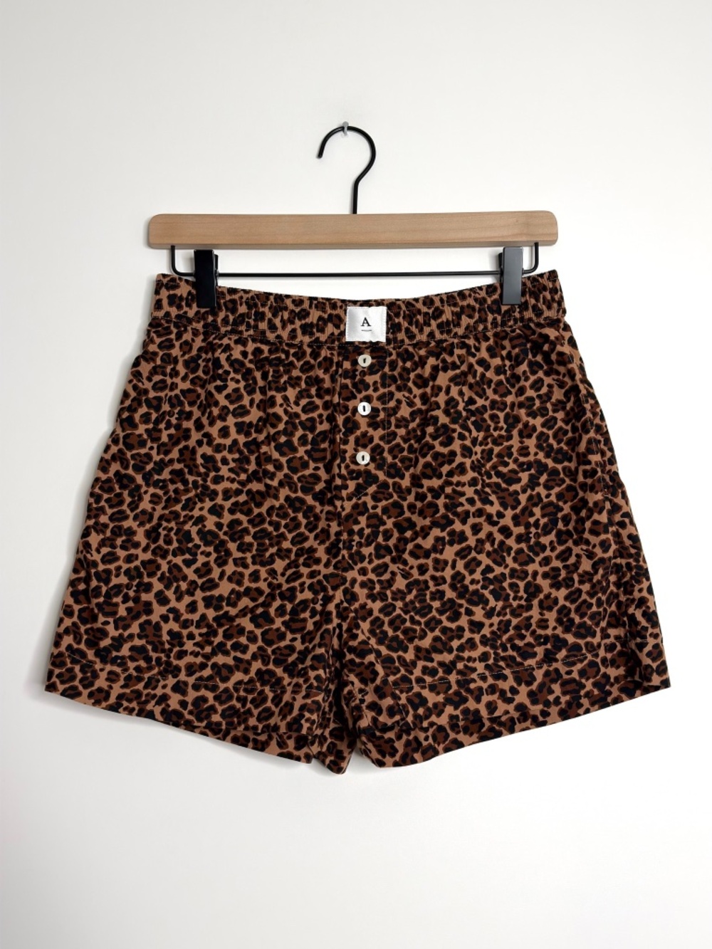 Anthropologie Leopard Print Boxer Shorts